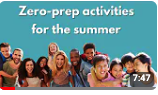 Zero-prep activities for the summer