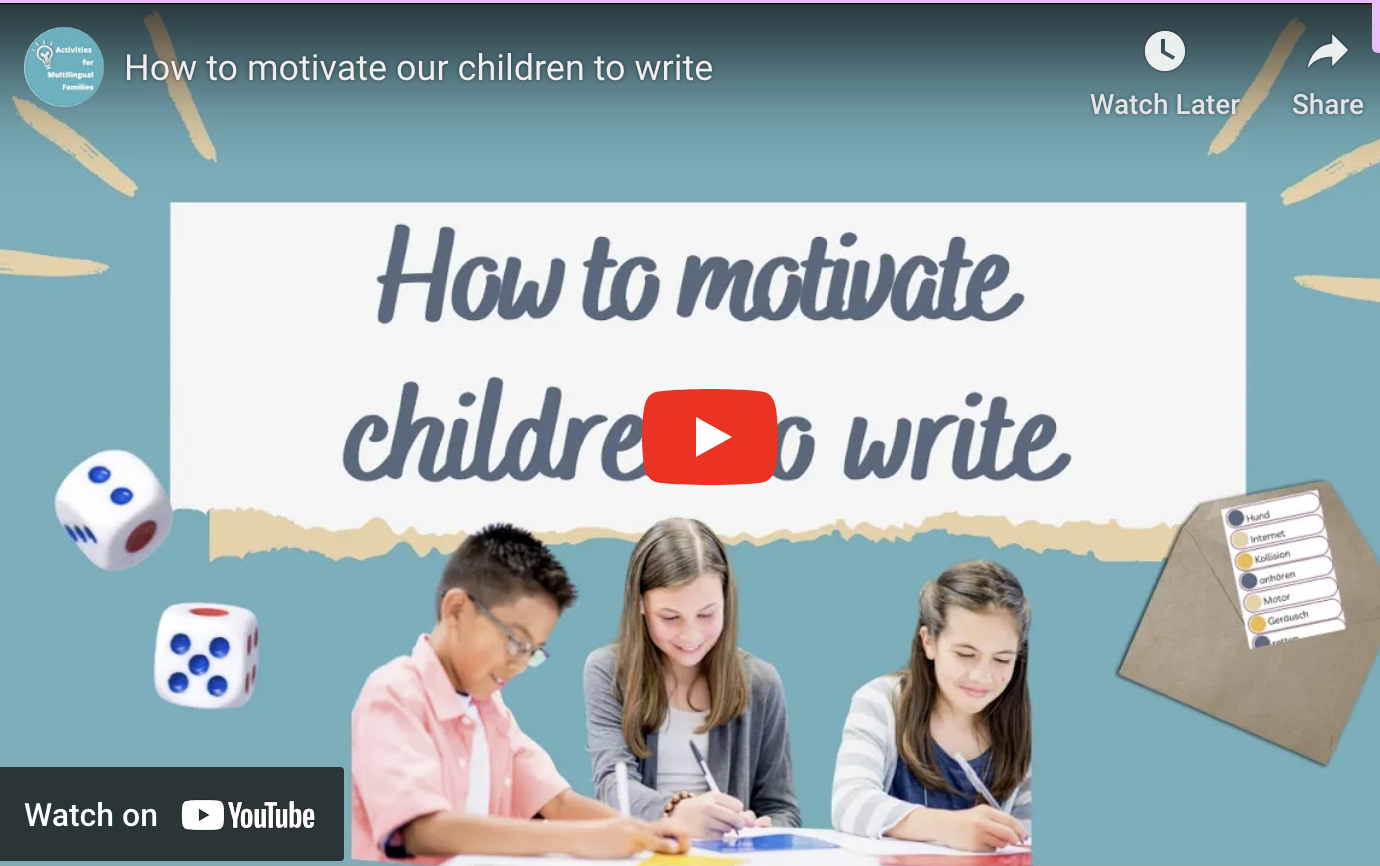 How to motivate children to write
